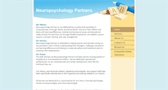 Desktop Screenshot of neuropsychology-partners.com
